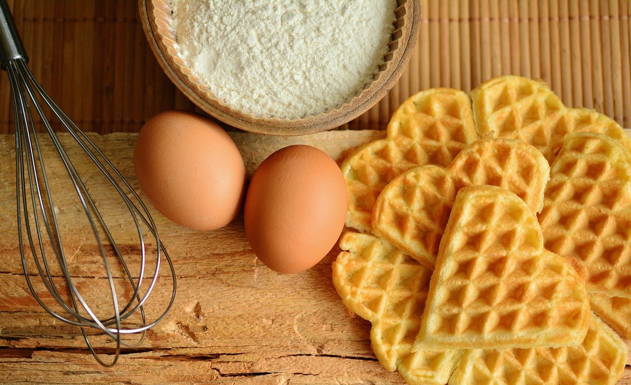 waffles, eggs, flour-2190961.jpg