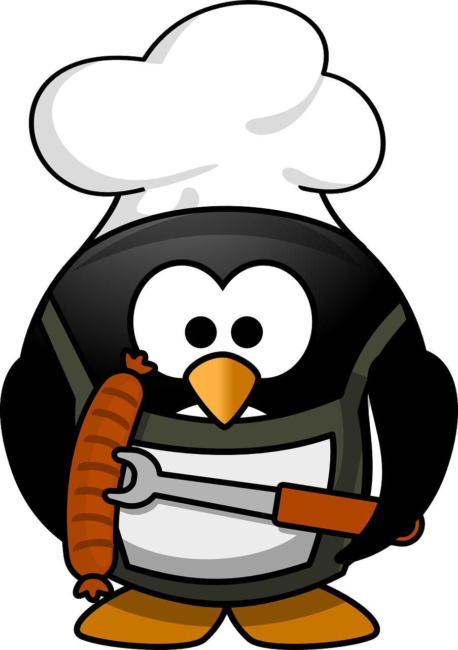 penguin, barbecue, animal-160159.jpg